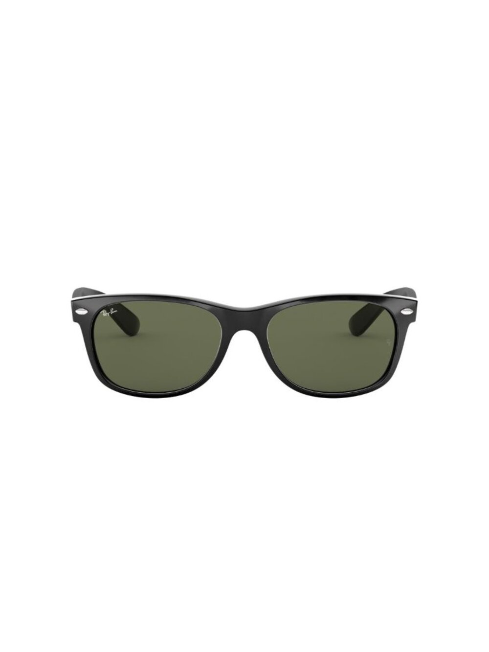 New Ray-Ban Unisex Sunglasses Black Square Green Lens Injected Frame Ray Ban 901